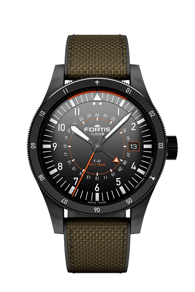 Fortis Flieger F-43 TRIPLE-GMT PC-7 TEAM EDITION